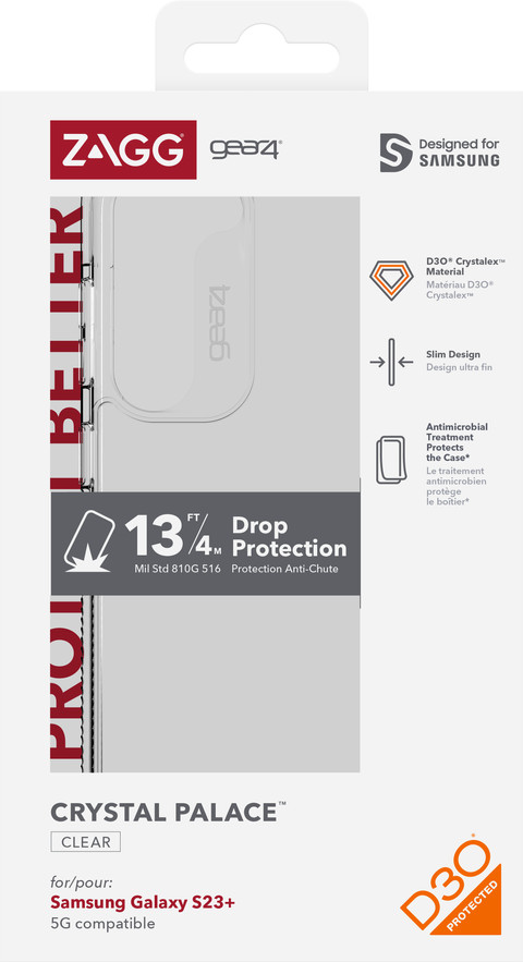 GEAR4 Crystal Palace Samsung Galaxy S23 Plus Back Cover Transparent null