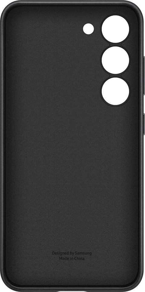 Samsung Galaxy S23 Backcover Leder Schwarz null