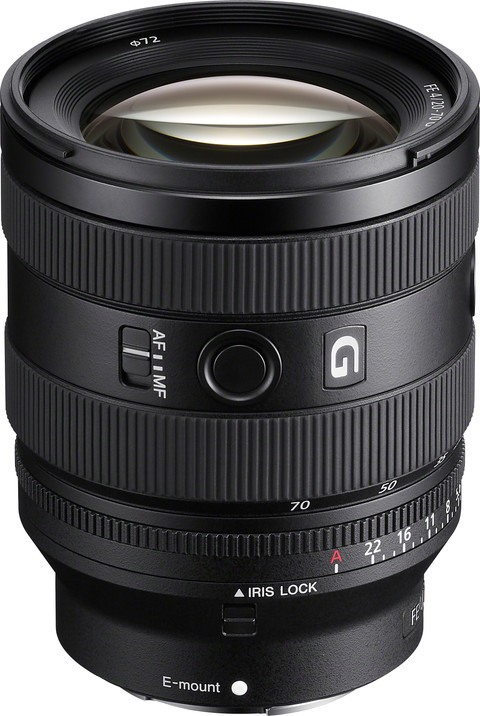 Sony FE 20-70 mm f/4 G dessus