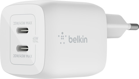 Belkin Power Delivery Chargeur 45 W avec 2 Ports USB-C Main Image