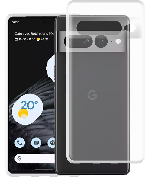 Just in Case Soft Design Google Pixel 7 Pro Back Cover Transparant samengesteld product