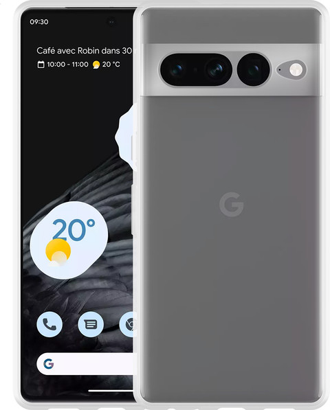 Just in Case Soft Design Google Pixel 7 Pro Back Cover Transparant samengesteld product