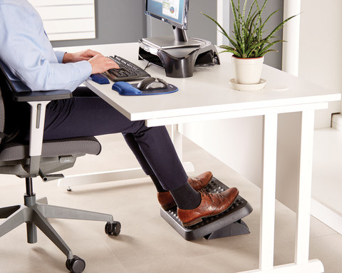 Fellowes Footrest product in use