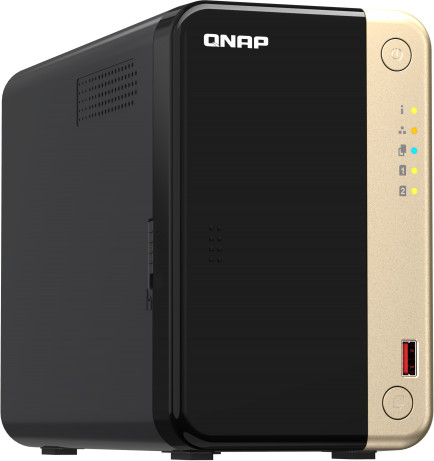 QNAP TS-264-8G linkerkant