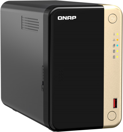 QNAP TS-264-8G linkerkant