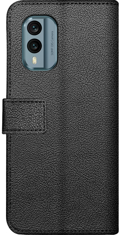 Just in Case Wallet Nokia X30 Book Case Black back