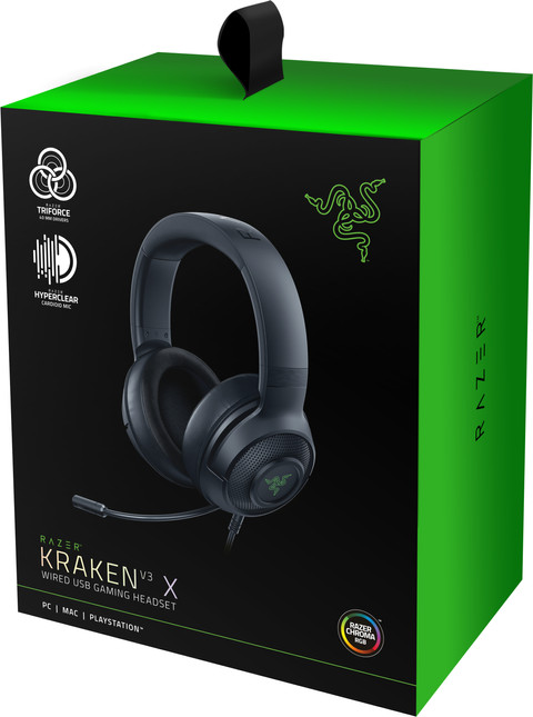 Razer Kraken V3 X USB Casque Gamer emballage