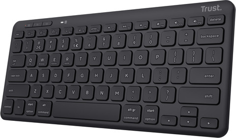 Trust Lyra Compact Tastatur Schwarz Qwertz rechte seite