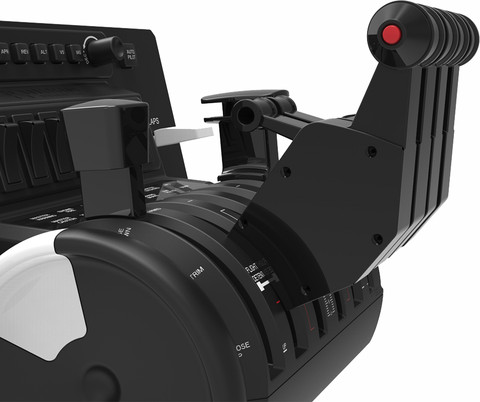 Honeycomb Throttle Pack voor Airbus A319-A380 PC detail