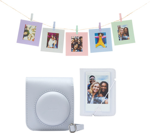 Fujifilm Instax Mini 12 Accessory Kit Clay White Main Image