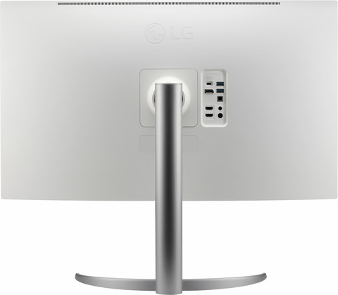 LG UltraFine 32UQ85R-W achterkant