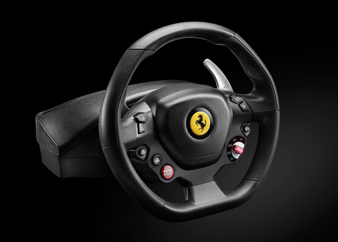 Thrustmaster T80 RW Ferrari 488 GTB Edition PS4 & PC product in use