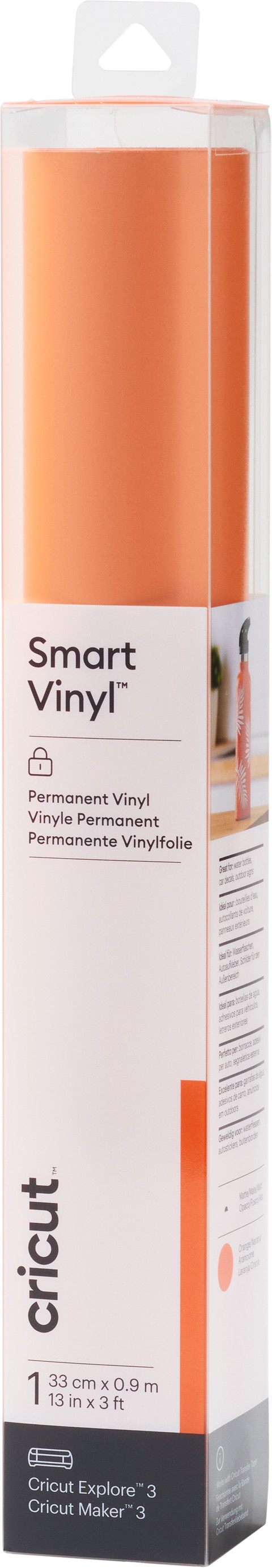 Cricut Smart Vinyl Permanent Oranje 33x91cm Main Image