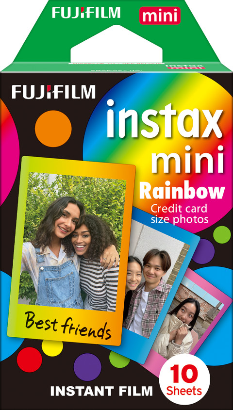 Fujifilm Instax Colorfilm Mini Rainbow (10 stuks) Main Image