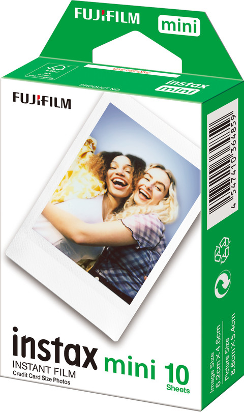 Fujifilm Instax Mini Film (10 Stück) verpackung