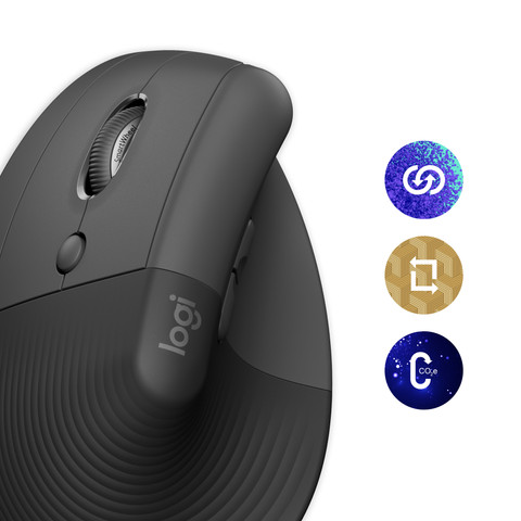 Logitech Lift Souris Ergonomique Verticale Gauchers Noir visuel fournisseur