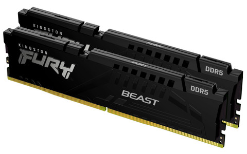 Kingston FURY Beast DDR5 DIMM EXPO 6000MHz 32GB (2 x 16GB) bovenkant