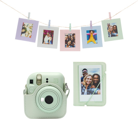 Fujifilm Instax Mini 12 Accessoire Kit Mint Green voorkant