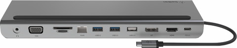 Belkin USB-C 11-in-1 Multiport Dockingstation rückseite