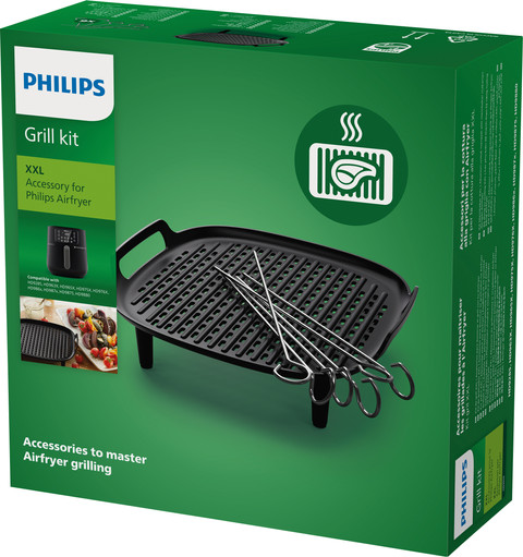 Philips Airfryer HD9959/00 Grill Kit product in use