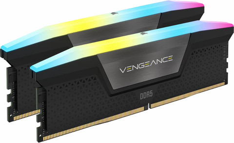 CORSAIR Vengeance RGB DDR5 DIMM 6000MT/s 32GB (2x 16GB) front