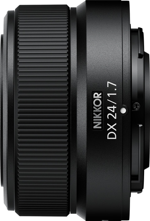 Nikon NIKKOR Z DX 24mm f/1.7 right side