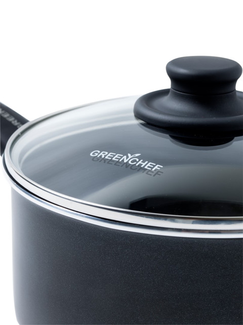 GreenChef Soft Grip Cookware Set 5-piece detail