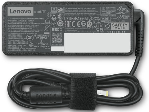 Lenovo ThinkCentre 65W AC Adapter (Slim Tip)-EU achterkant