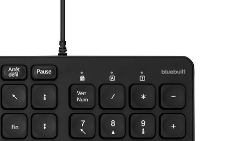 BlueBuilt Bedraad Toetsenbord AZERTY BE detail