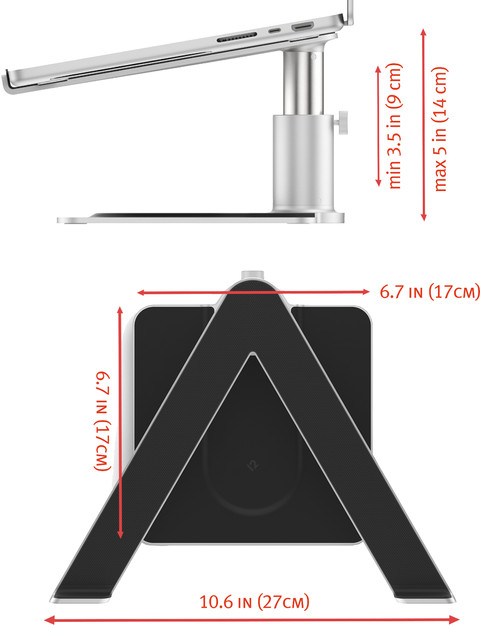 Twelve South HiRise Pro MacBook standaard met MagSafe null