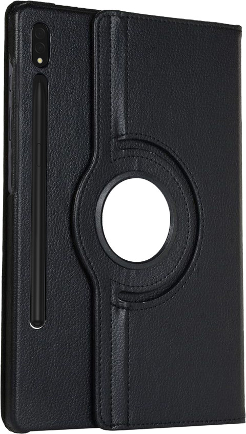 Just In Case Rotating Samsung Galaxy Tab S9 / S9 FE Book Case Black null