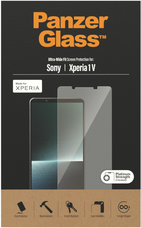 PanzerGlass Ultra-Wide Fit Sony Xperia 1 V Screenprotector Glas null