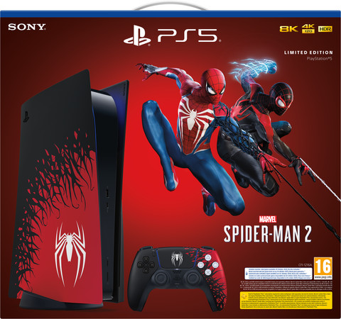 PlayStation 5 Disc Edition + Marvel's Spider-Man 2 Limited Edition null