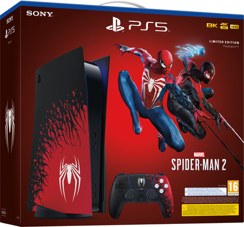 PlayStation 5 Disc Edition + Marvel's Spider-Man 2 Limited Edition null