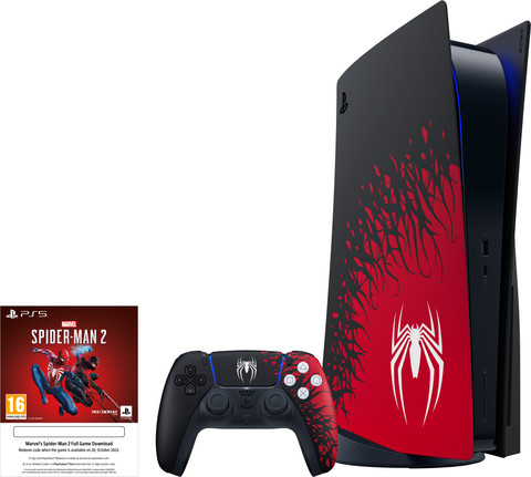 PlayStation 5 Disc Edition + Marvel's Spider-Man 2 Limited Edition null