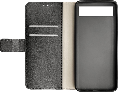 Just in Case Wallet Google Pixel 6a Book Case Zwart Main Image