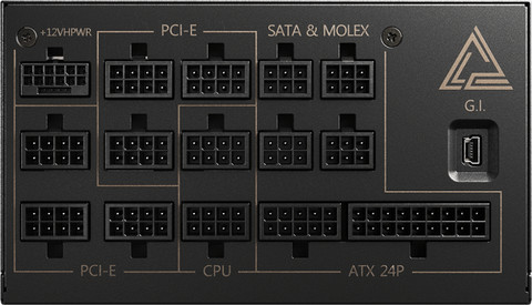 MSI MEG Ai1300P PCIE5 front