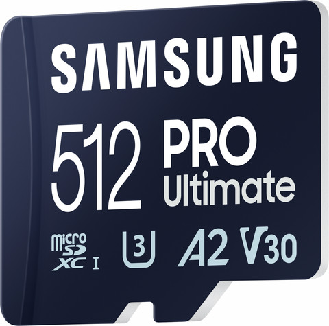 Samsung PRO Ultimate 512 GB (2023) microSDXC + USB lezer linkerkant