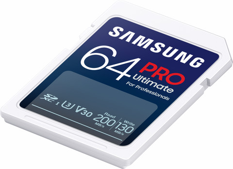 Samsung PRO Ultimate 64 GB (2023) SDXC bovenkant