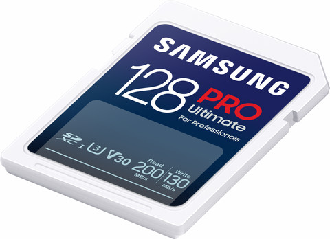 Samsung PRO Ultimate 128 GB (2023) SDXC bovenkant