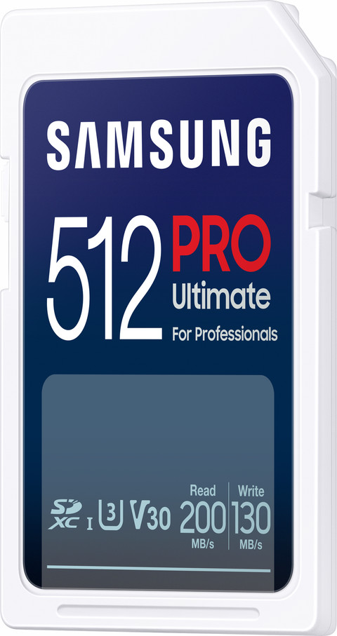 Samsung PRO Ultimate 512GB (2023) SDXC right side