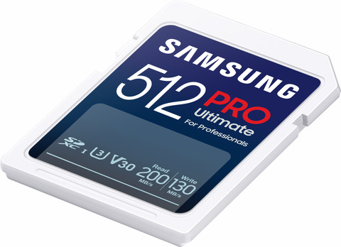 Samsung PRO Ultimate 512GB (2023) SDXC top