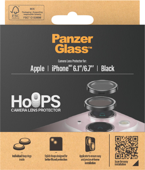 PanzerGlass Hoops Apple iPhone 15/15 Plus Camera Lens Protector Glas null