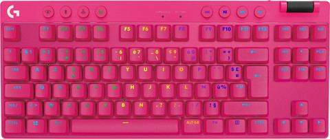 Logitech G PRO X TKL Lightspeed Clavier Gamer AZERTY Magenta Main Image