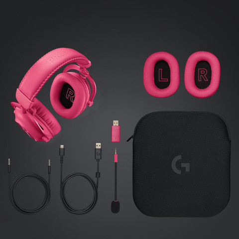 Logitech G PRO X 2 Lightspeed Casque Gamer Sans Fil Rose null