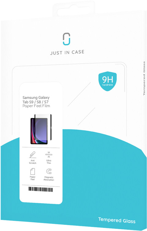 Just in Case Paper Feel Samsung Galaxy Tab S9 / S9 FE / S8 / S7 Screenprotector null