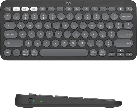 Logitech Pebble Keyboard 2 - K380s Graphite QWERTY null