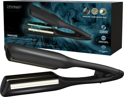 Revamp Progloss 2-in-1 Beach & Volume Waver WV-3000 verpakking