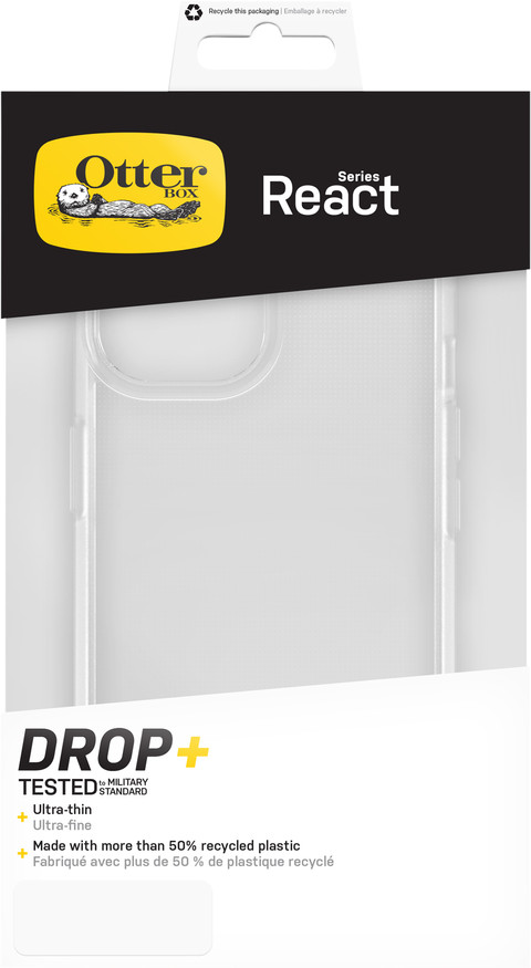 Otterbox React Apple iPhone 15 Back Cover Transparent emballage