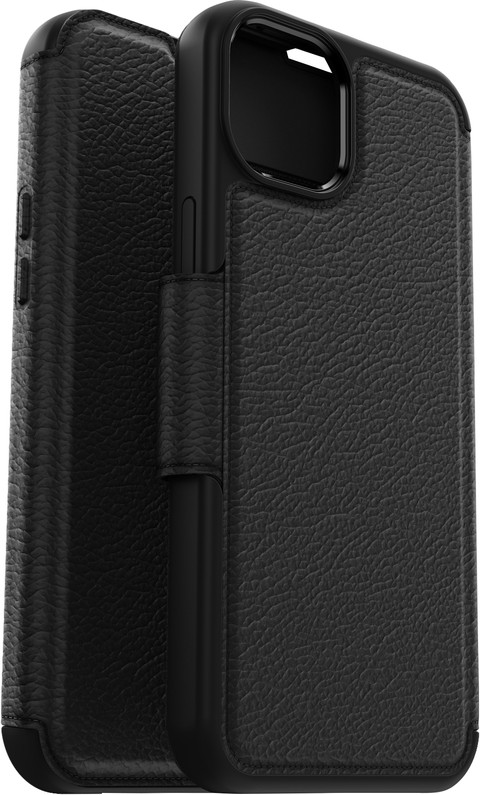 Otterbox Strada Apple iPhone 15 Plus Book Case Leather Black with MagSafe null